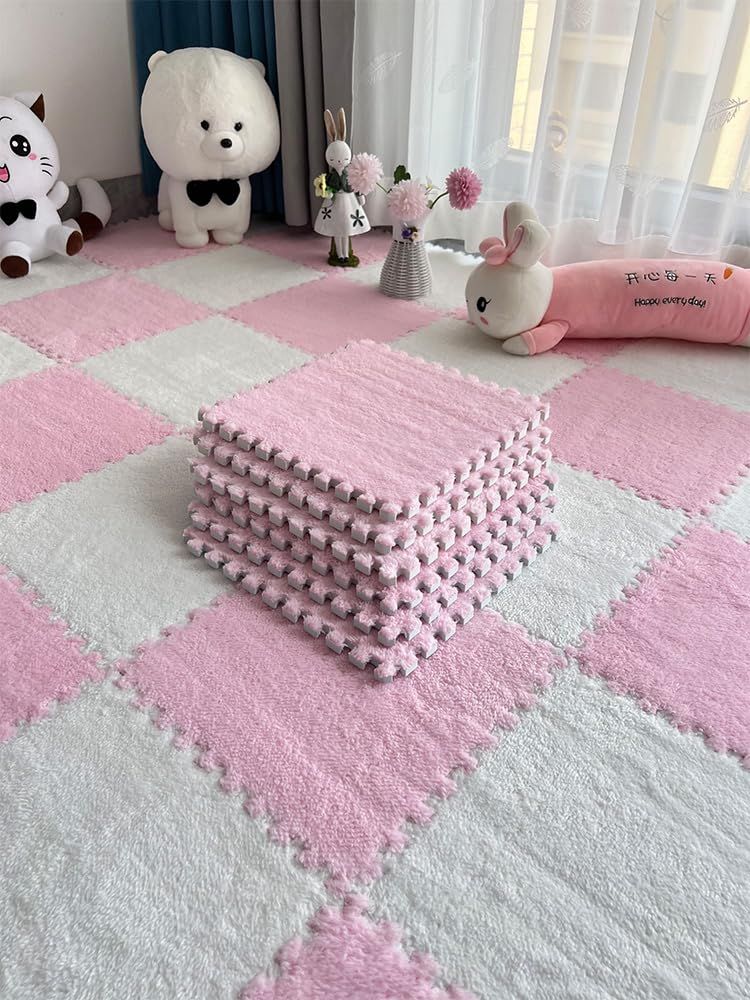 Alfombra modular de felpa