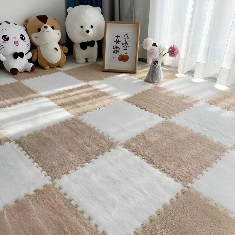 Alfombra modular de felpa