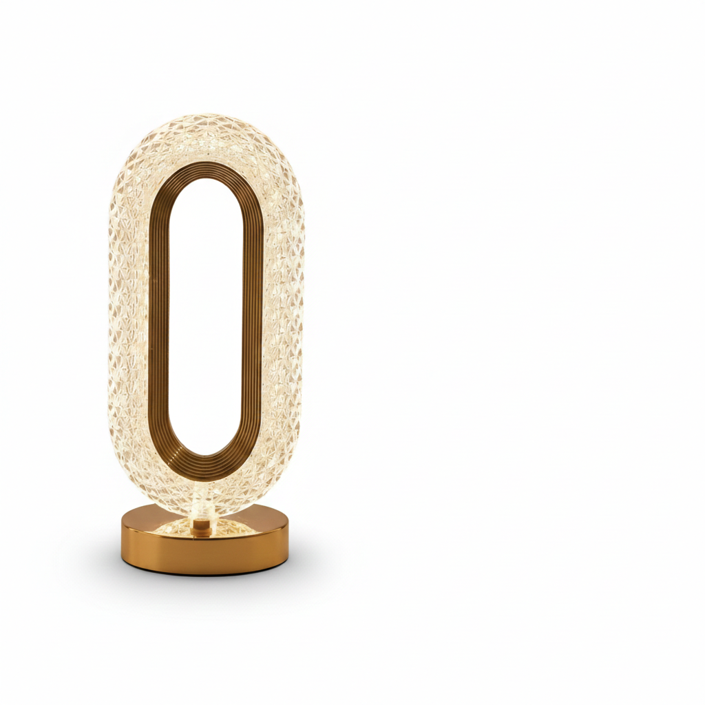 Lámpara Oval Crystal