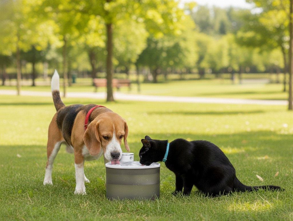 Bebedero mascotas portátil