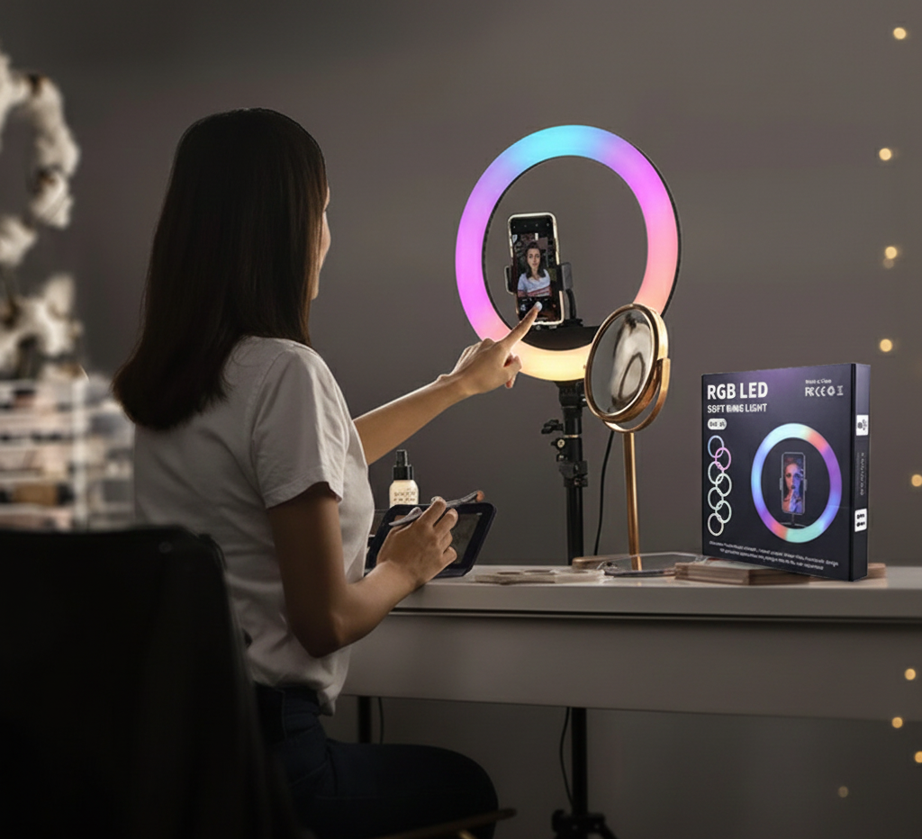 Aro de luz  + trípode