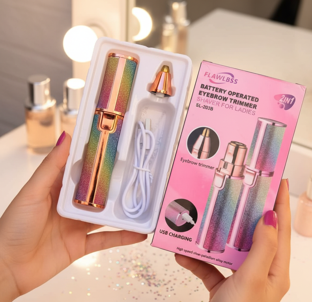 Depiladora 2en1 Ceja Y Facial Recargable