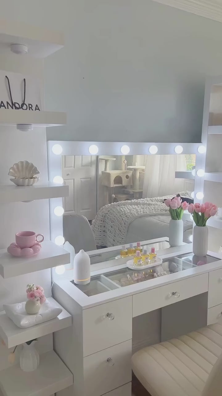 Focos espejo maquillaje